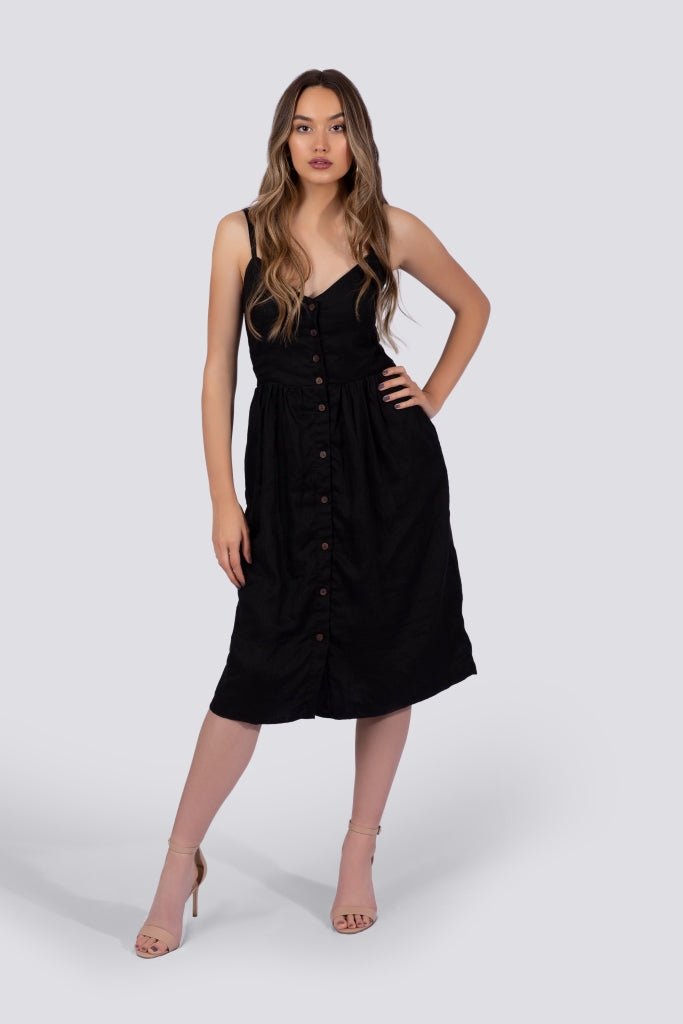 Everly Dress | Black - Premium  from Poème Clothing - Just $162! Shop now at ZLA