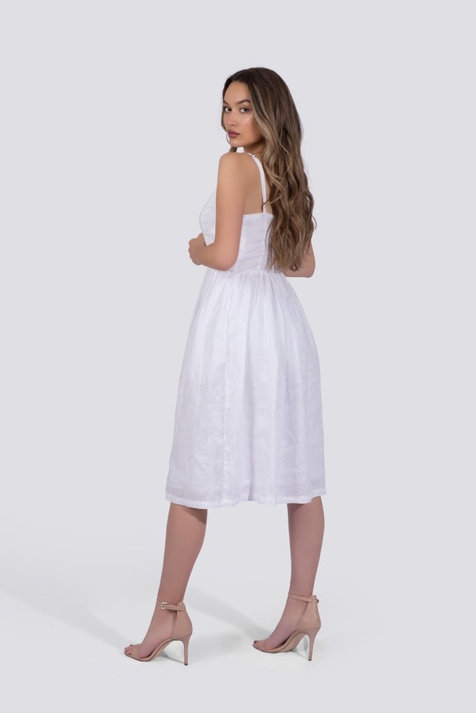 Everly Dress - White - Premium  from Poème Clothing - Just $162! Shop now at ZLA