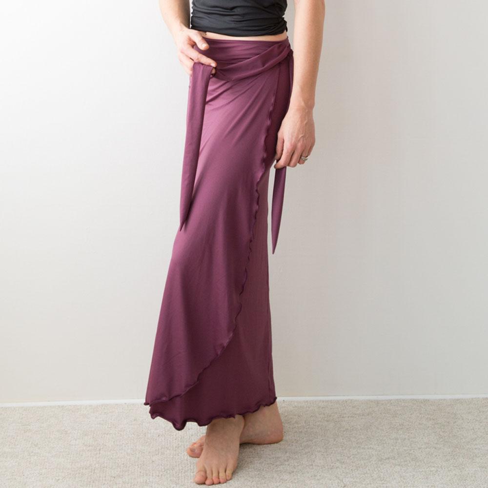 EveryWear Long Wrap Skirt - Premium  from éclipse Apparel - Just $70! Shop now at ZLA