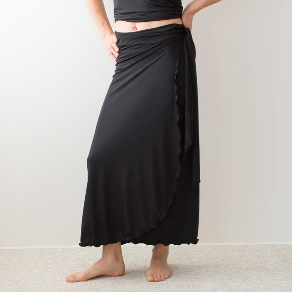 EveryWear Long Wrap Skirt - Premium  from éclipse Apparel - Just $70! Shop now at ZLA