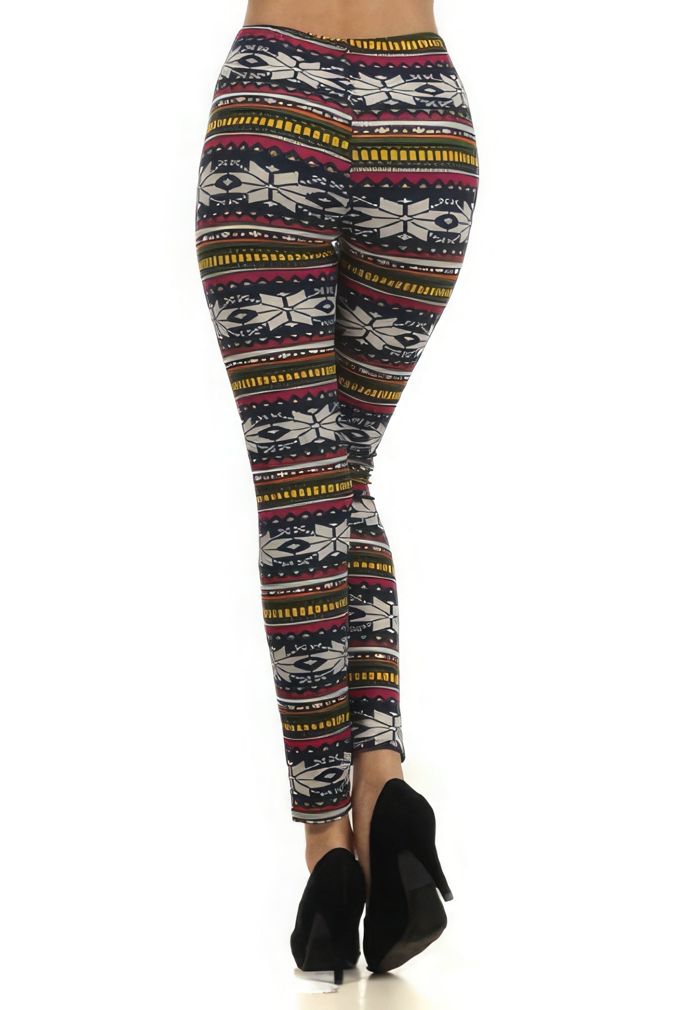 Fair Isle Printed, High Waist Knit Leggings - Premium  from ZLA - Just $9.50! Shop now at ZLA