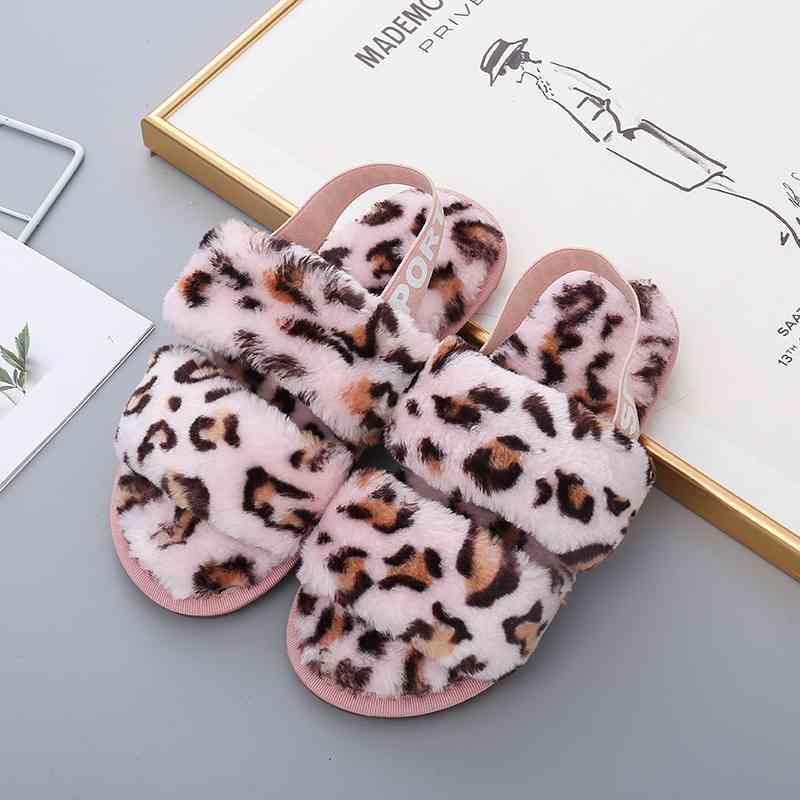 Faux Fur Open Toe Slippers - Premium  from Trendsi - Just $21! Shop now at ZLA