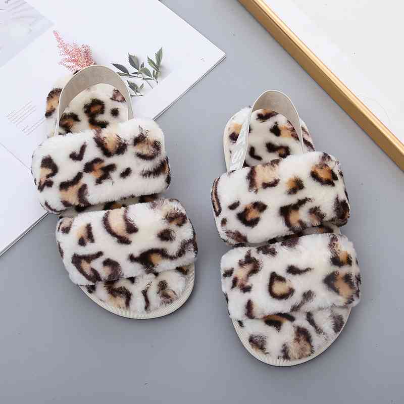 Faux Fur Open Toe Slippers - Premium  from Trendsi - Just $21! Shop now at ZLA