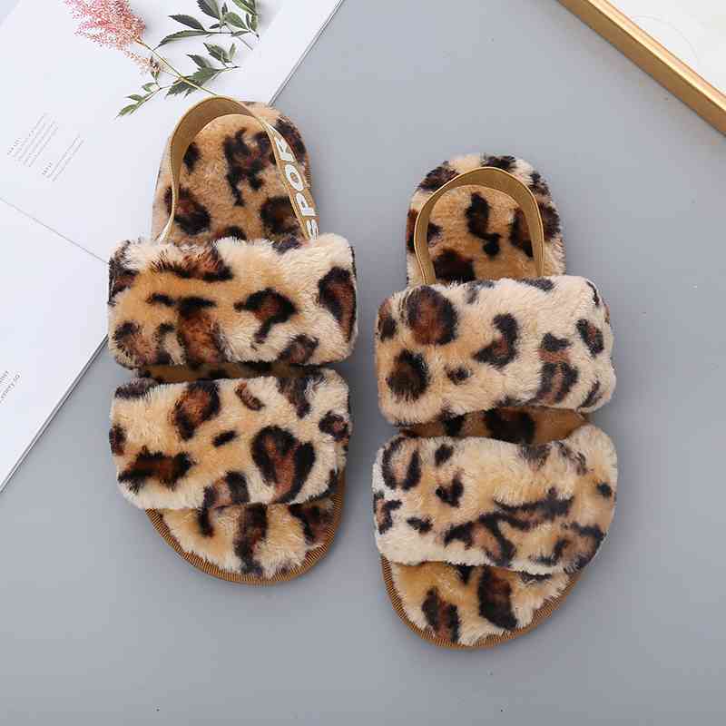 Faux Fur Open Toe Slippers - Premium  from Trendsi - Just $21! Shop now at ZLA