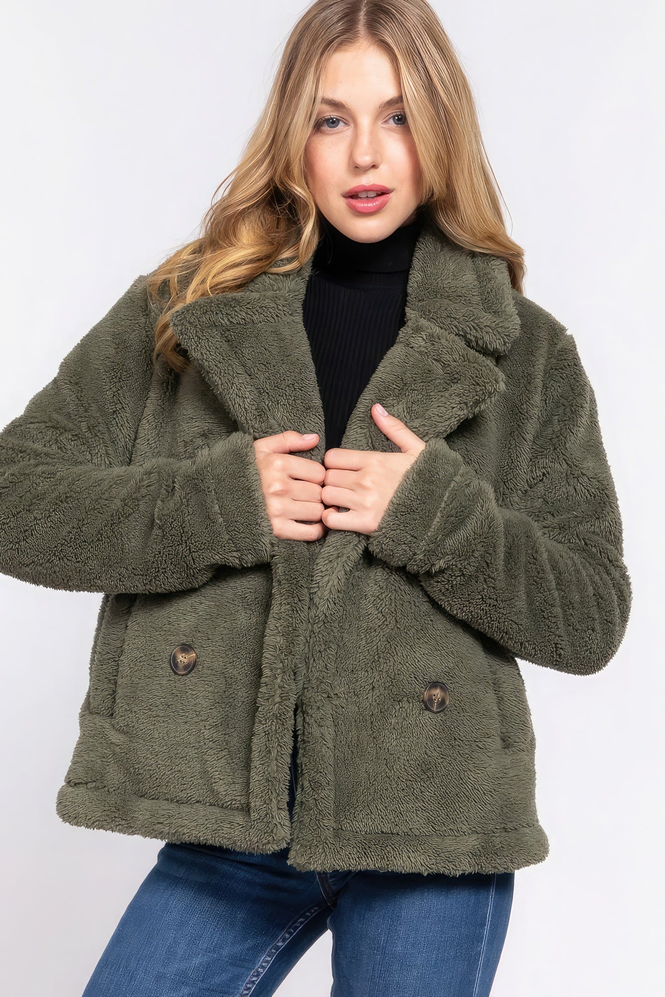 Faux Fur Sherpa Jacket - Premium  from ZLA - Just $31! Shop now at ZLA