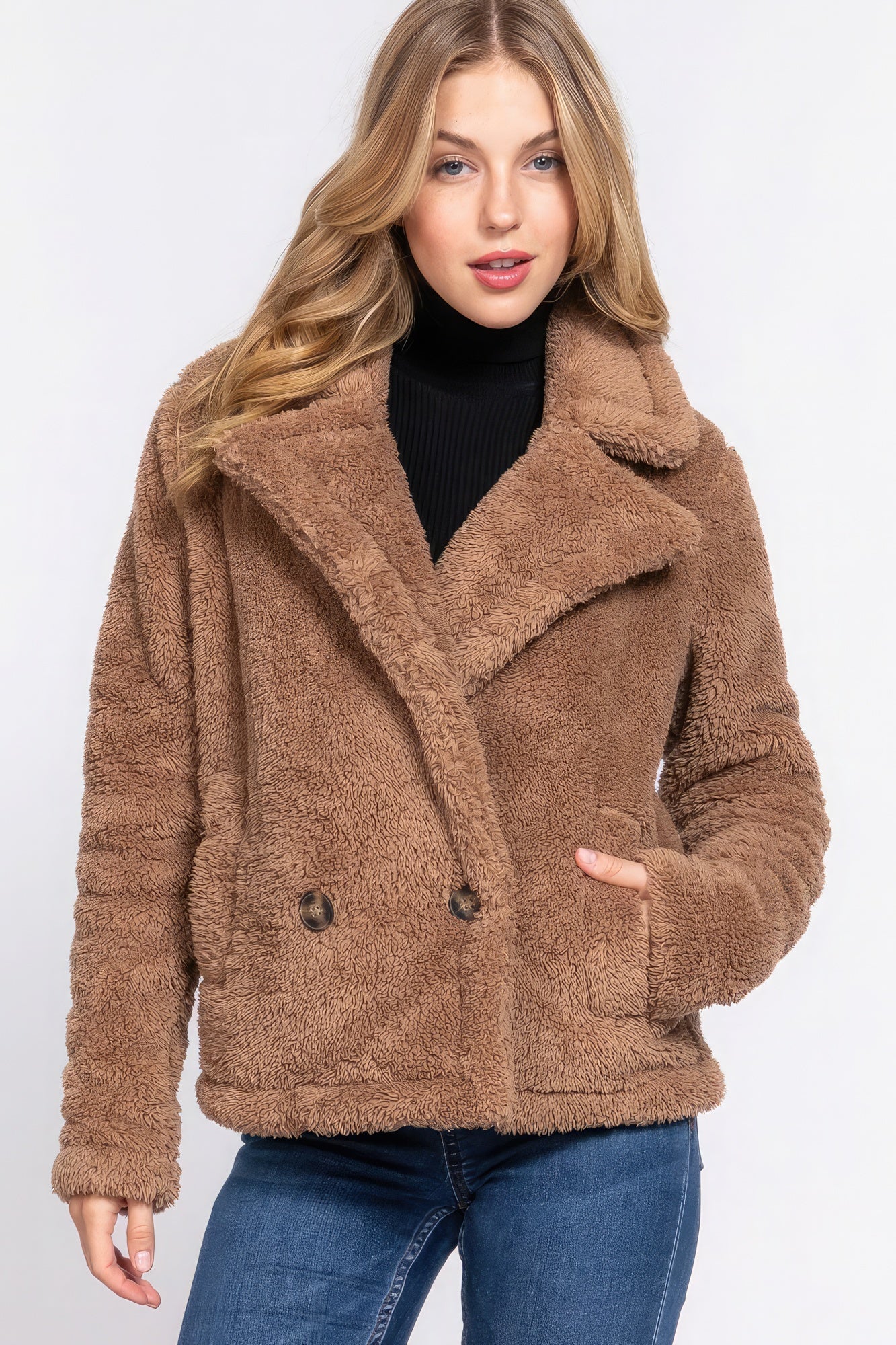 Faux Fur Sherpa Jacket - Premium  from ZLA - Just $31! Shop now at ZLA