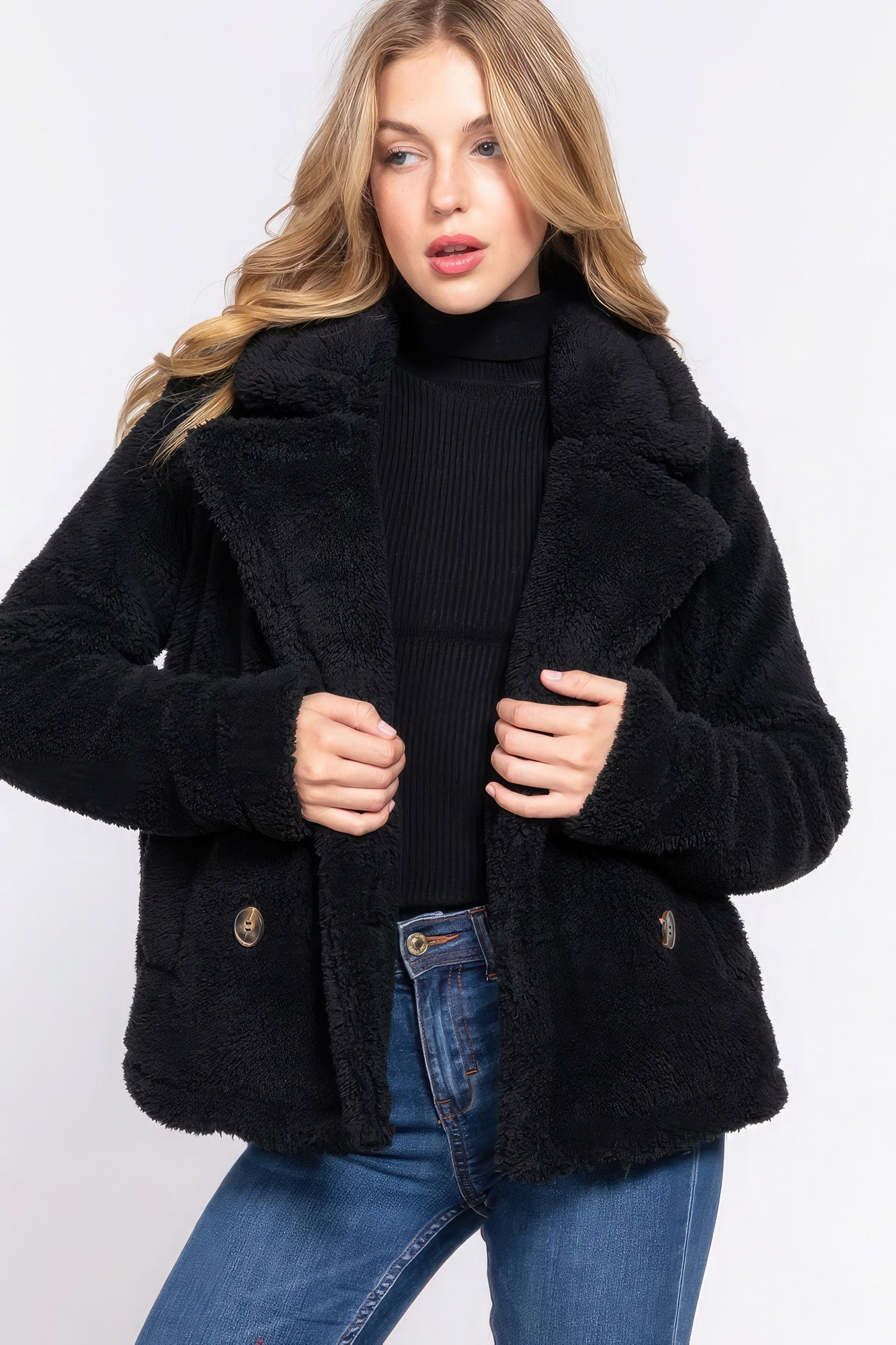 Faux Fur Sherpa Jacket - Premium  from ZLA - Just $31! Shop now at ZLA