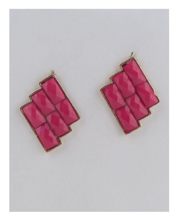 Faux stone earrings - ZLA