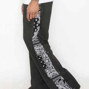 Flared Bandana Fleece Pants - Premium  from ZLA - Just $39! Shop now at ZLA