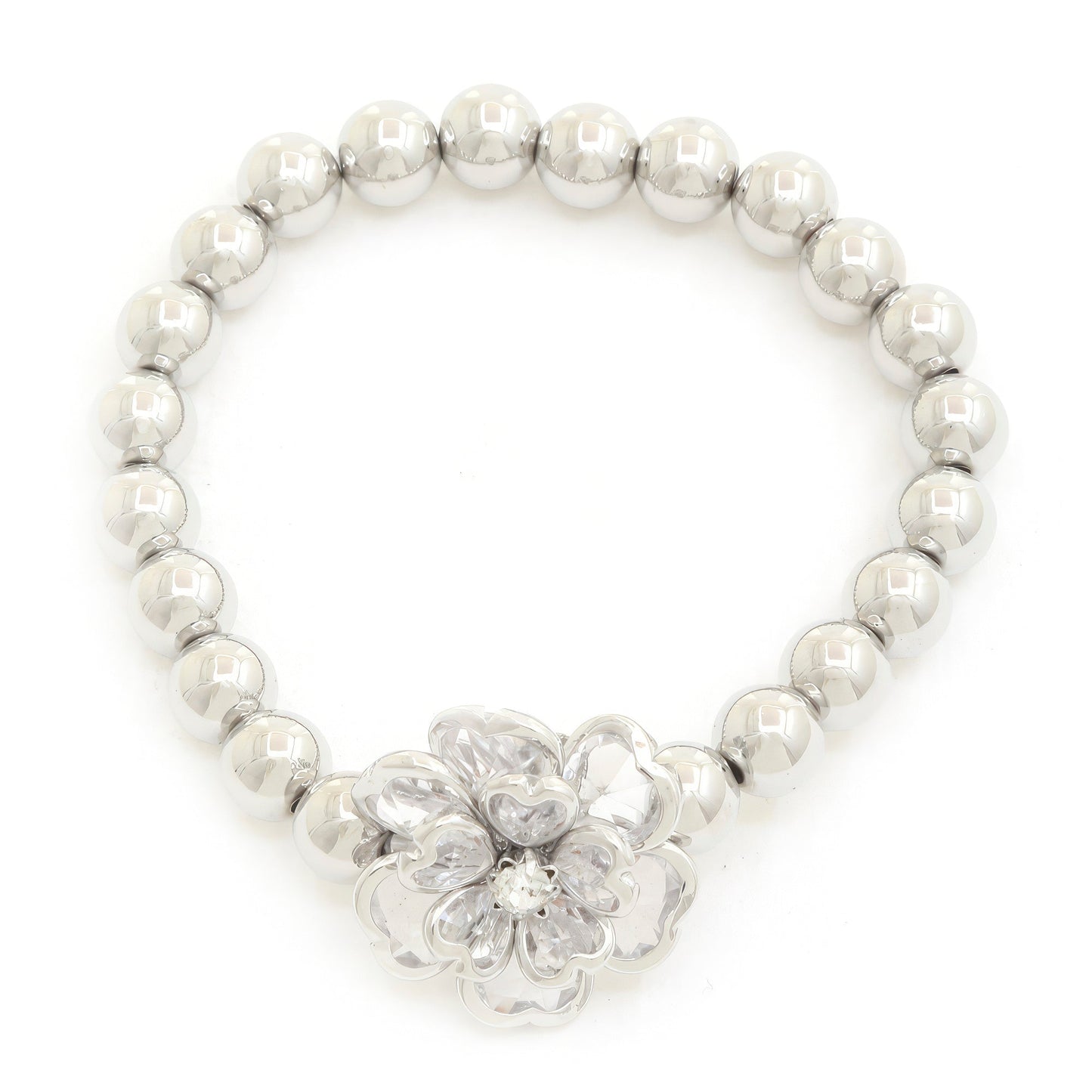 Flower Beaded Bracelet - Premium  from ZLA - Just $13! Shop now at ZLA