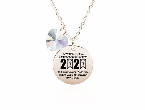 Frontline Appreciation Keepsake Necklace Made With Austrian Crystals - Premium Jewelry & Watches from Sky Blue Lily - Just $9.90! Shop now at ZLA