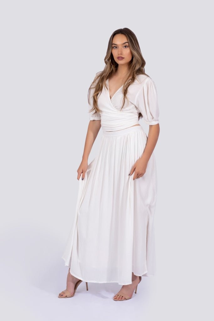 Giselle Skirt | Cream - Premium  from Poème Clothing - Just $111.34! Shop now at ZLA