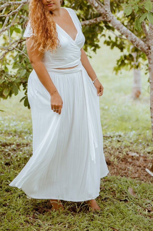 Giselle Skirt | Cream - Premium  from Poème Clothing - Just $111.34! Shop now at ZLA