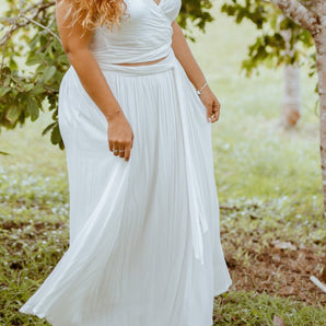 Giselle Skirt | Cream - Premium  from Poème Clothing - Just $111.34! Shop now at ZLA