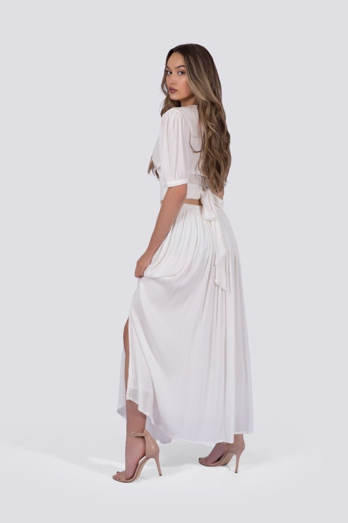 Giselle Skirt | Cream - Premium  from Poème Clothing - Just $111.34! Shop now at ZLA