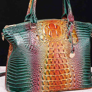 Gradient PU Leather Handbag - Premium  from Trendsi - Just $55! Shop now at ZLA