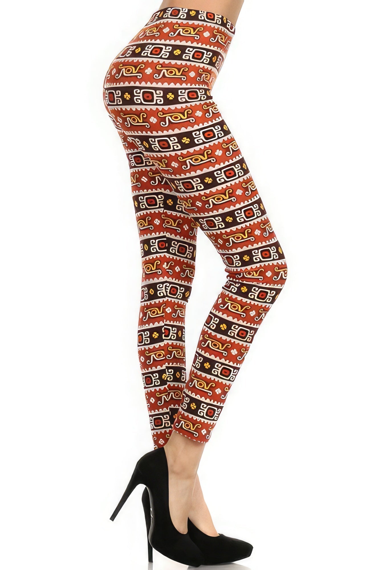 Graphic Print, High Waisted, Full Length, Leggings - Premium  from ZLA - Just $10! Shop now at ZLA