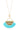 Half Circle Tassel Pendant Necklace - ZLA