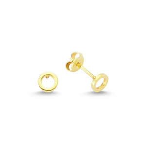 Halo Stud Earrings in Gold - Premium Jewelry & Watches from Mauve Baobab - Just $25.02! Shop now at ZLA