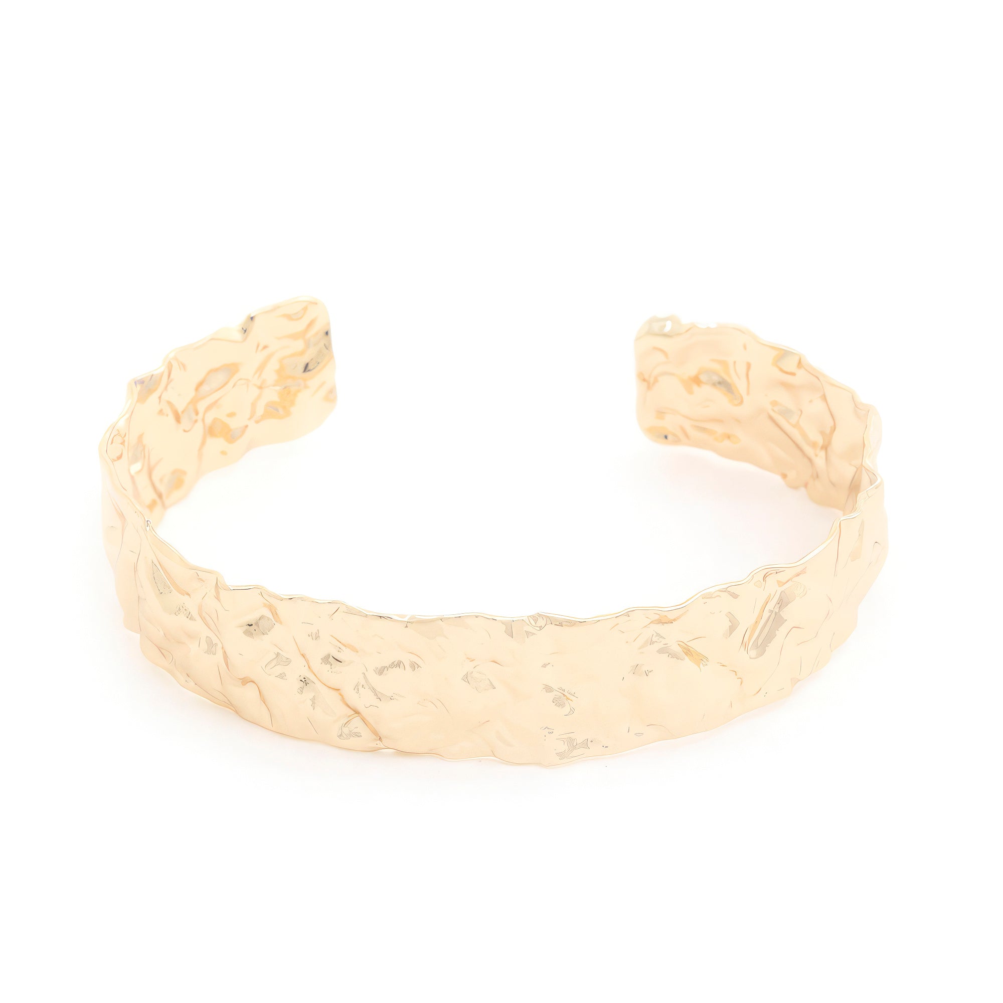 Hammered Metal Cuff Bracelet - Premium  from ZLA - Just $12! Shop now at ZLA