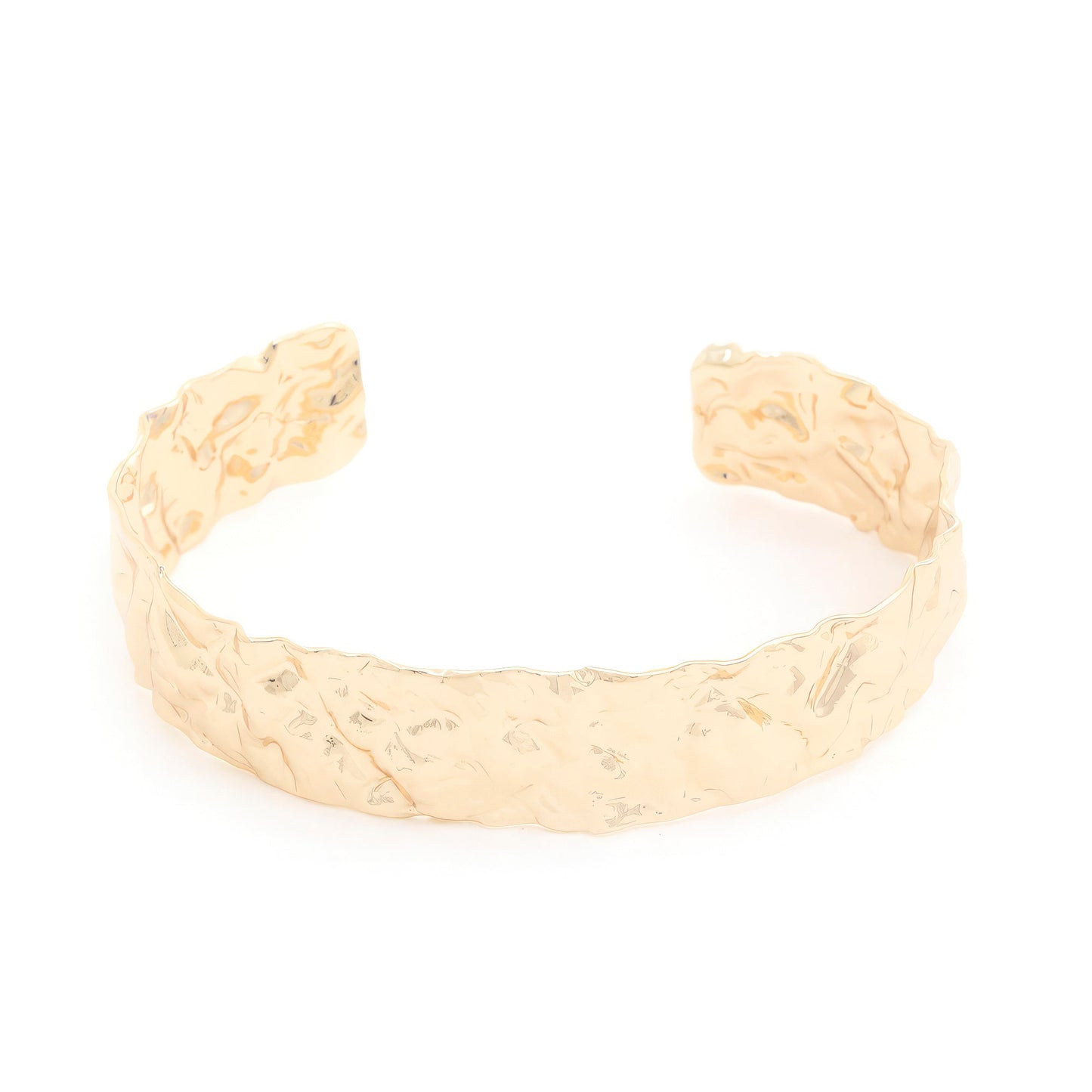 Hammered Metal Cuff Bracelet - Premium  from ZLA - Just $12! Shop now at ZLA