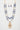 Hamsa hand pendant beaded layered necklace - ZLA