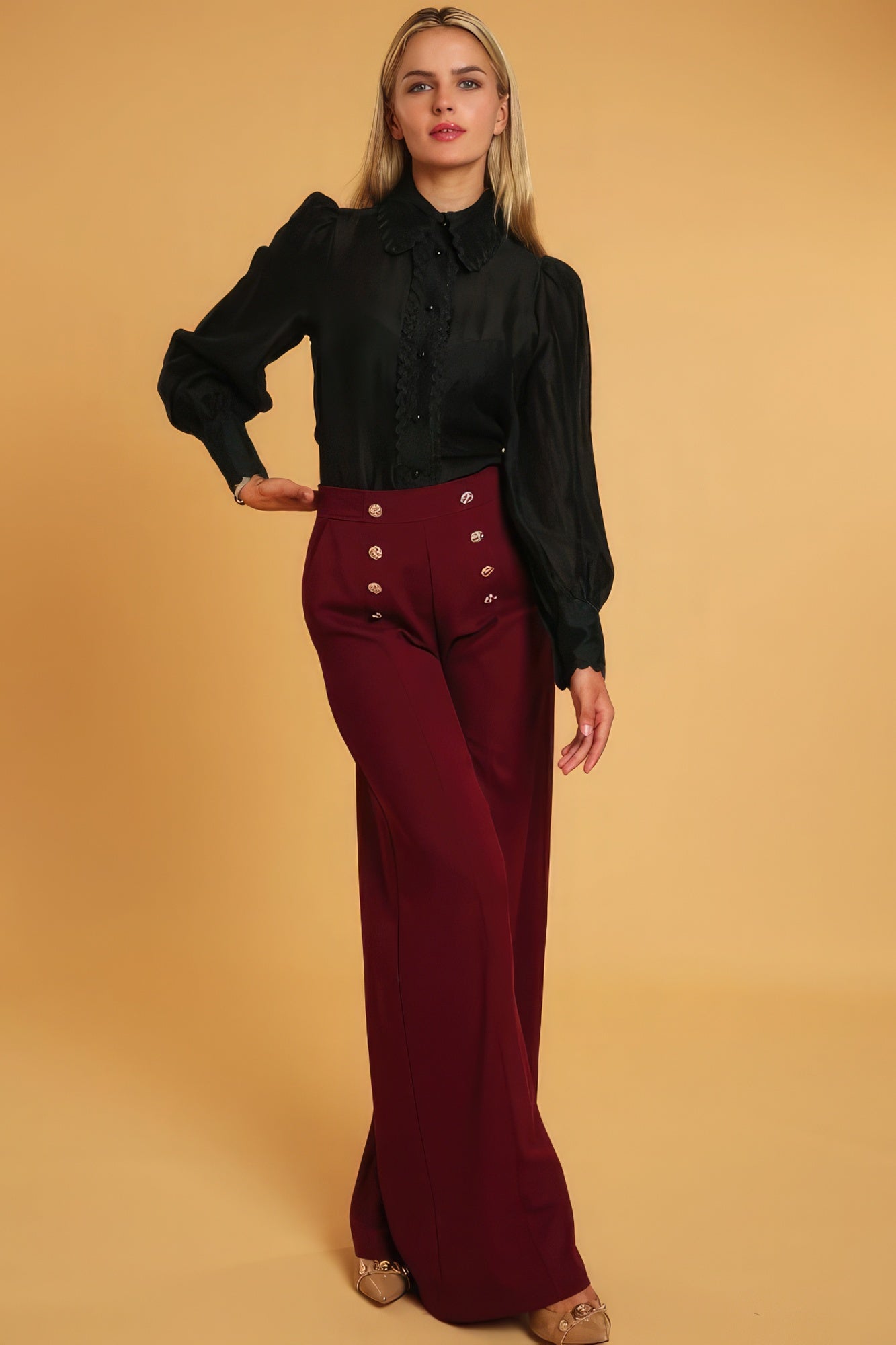 High Waisted Dressy Pants - Premium  from ZLA - Just $82! Shop now at ZLA
