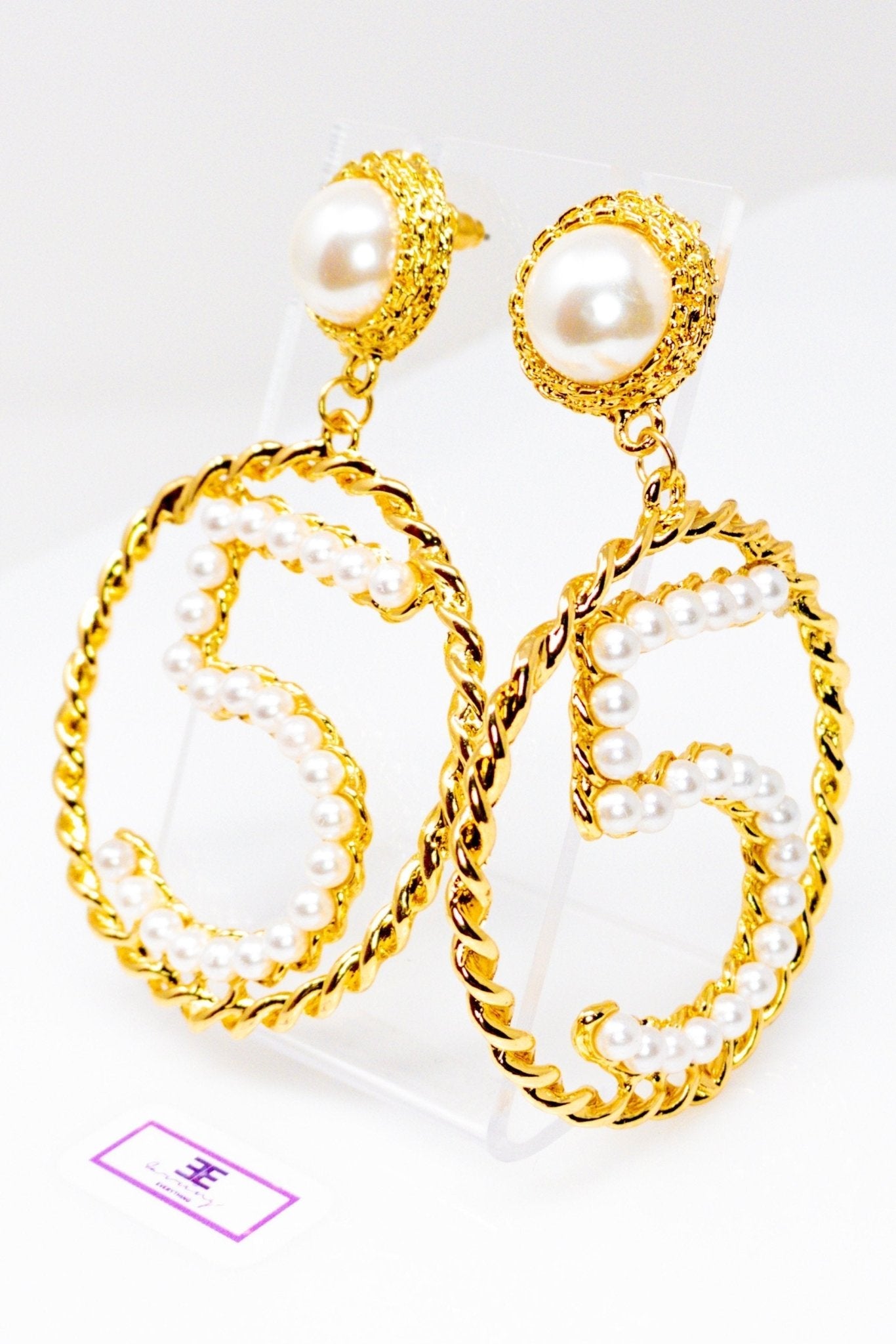 Hoops - 5 Series - Loyalty - Premium Earrings from Burgundy Uranus - Just $14.74! Shop now at ZLA