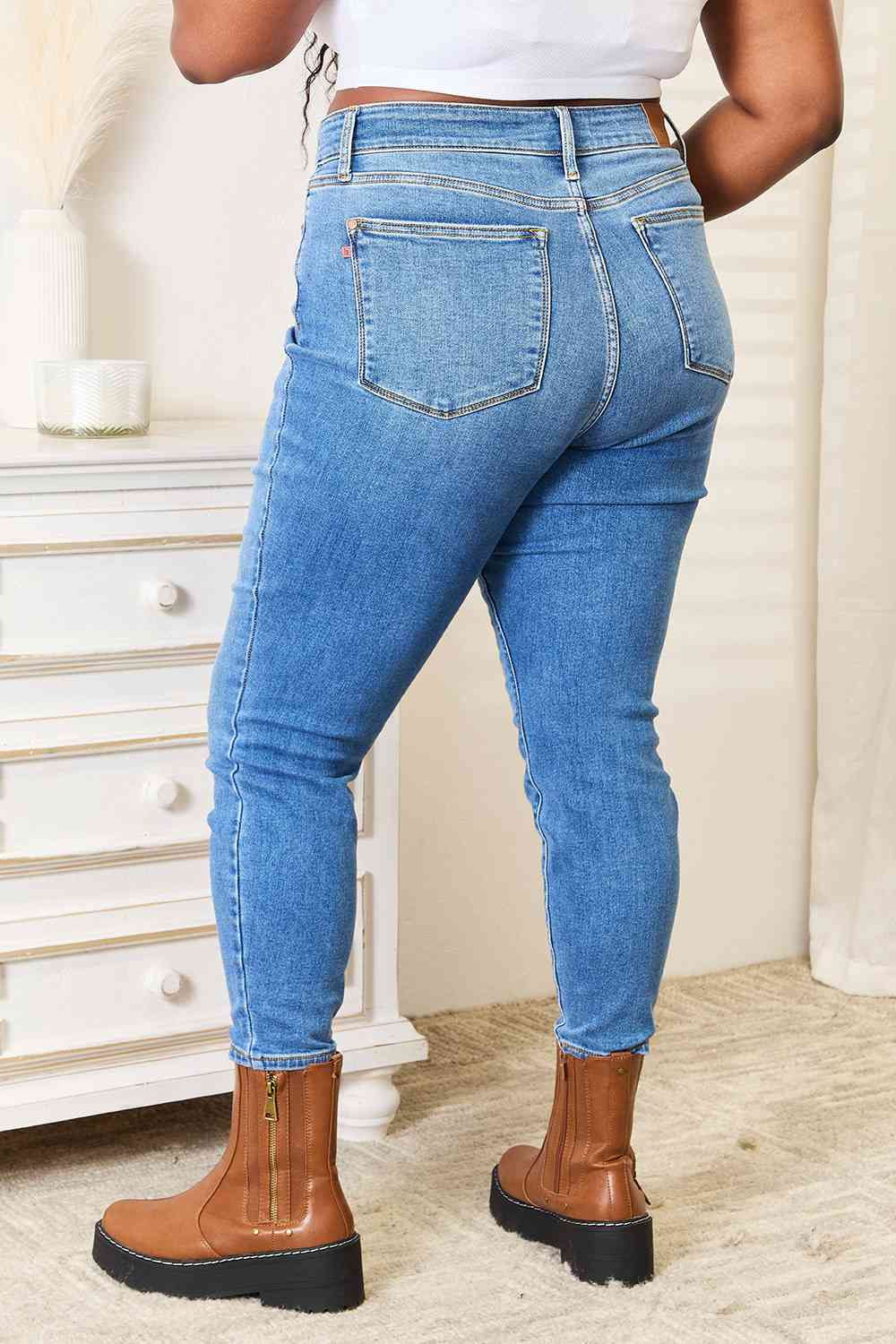 Judy Blue Full Size High Waist Skinny Jeans - Premium  from Trendsi - Just $64! Shop now at ZLA