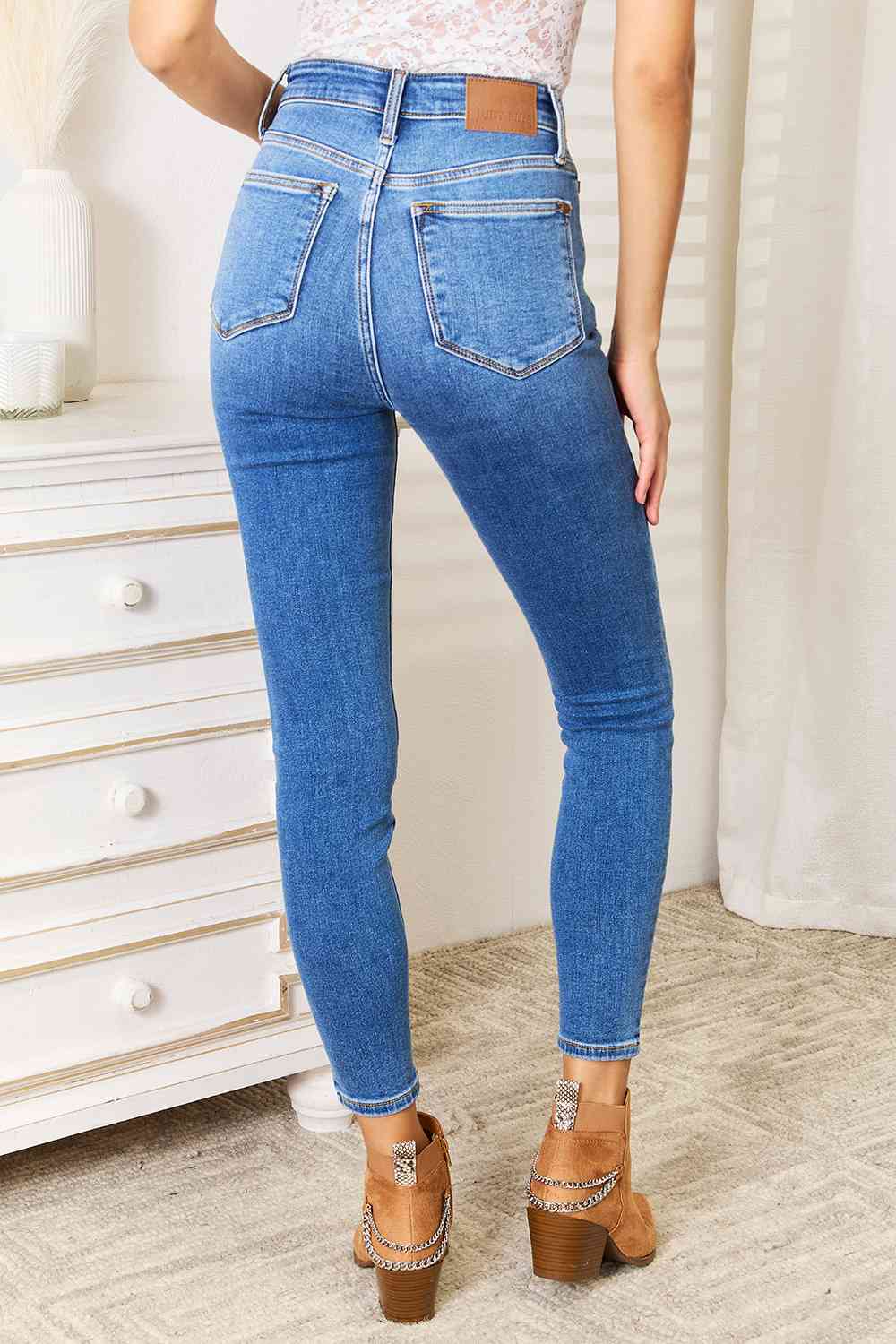 Judy Blue Full Size High Waist Skinny Jeans - Premium  from Trendsi - Just $64! Shop now at ZLA