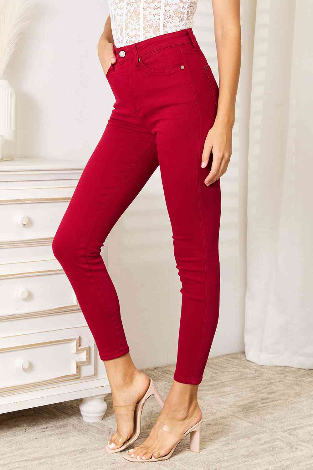 Judy Blue Full Size High Waist Tummy Control Skinny Jeans - Premium  from Trendsi - Just $64! Shop now at ZLA
