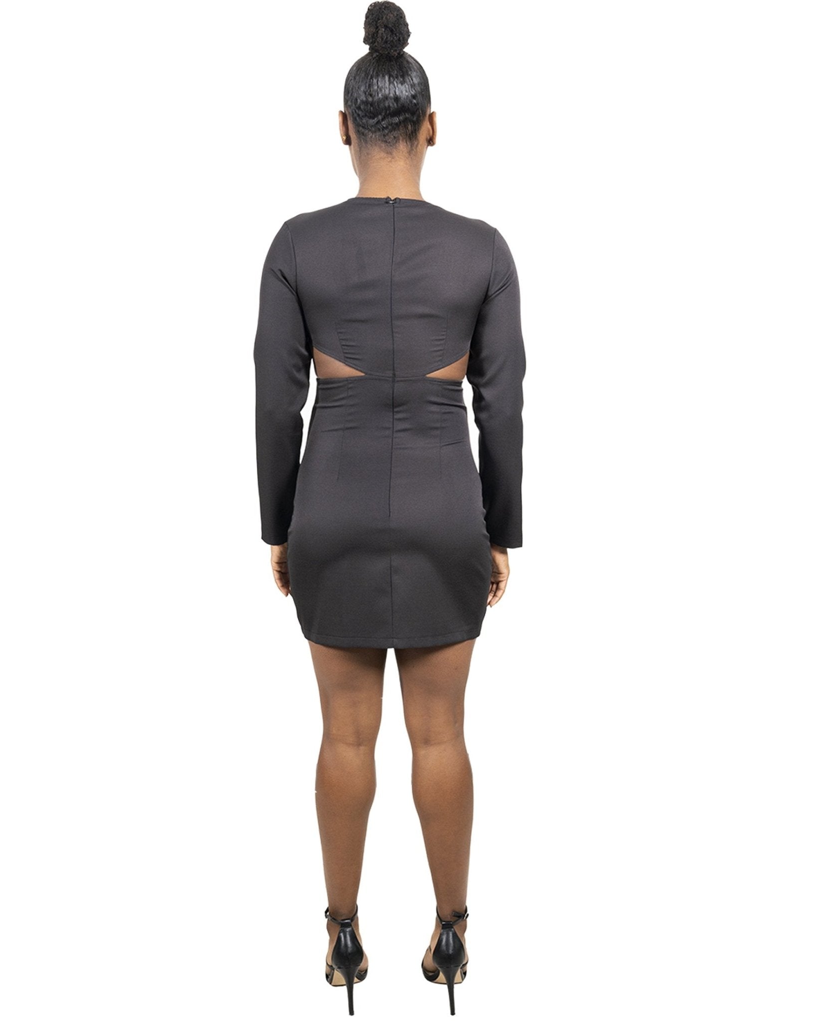 Lania Cutout Long Sleeve Mini Dress - Premium  from Savoy Active - Just $38.80! Shop now at ZLA