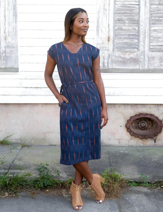 Lerory Button Dress - Premium  from Passion Lilie - Just $106! Shop now at ZLA