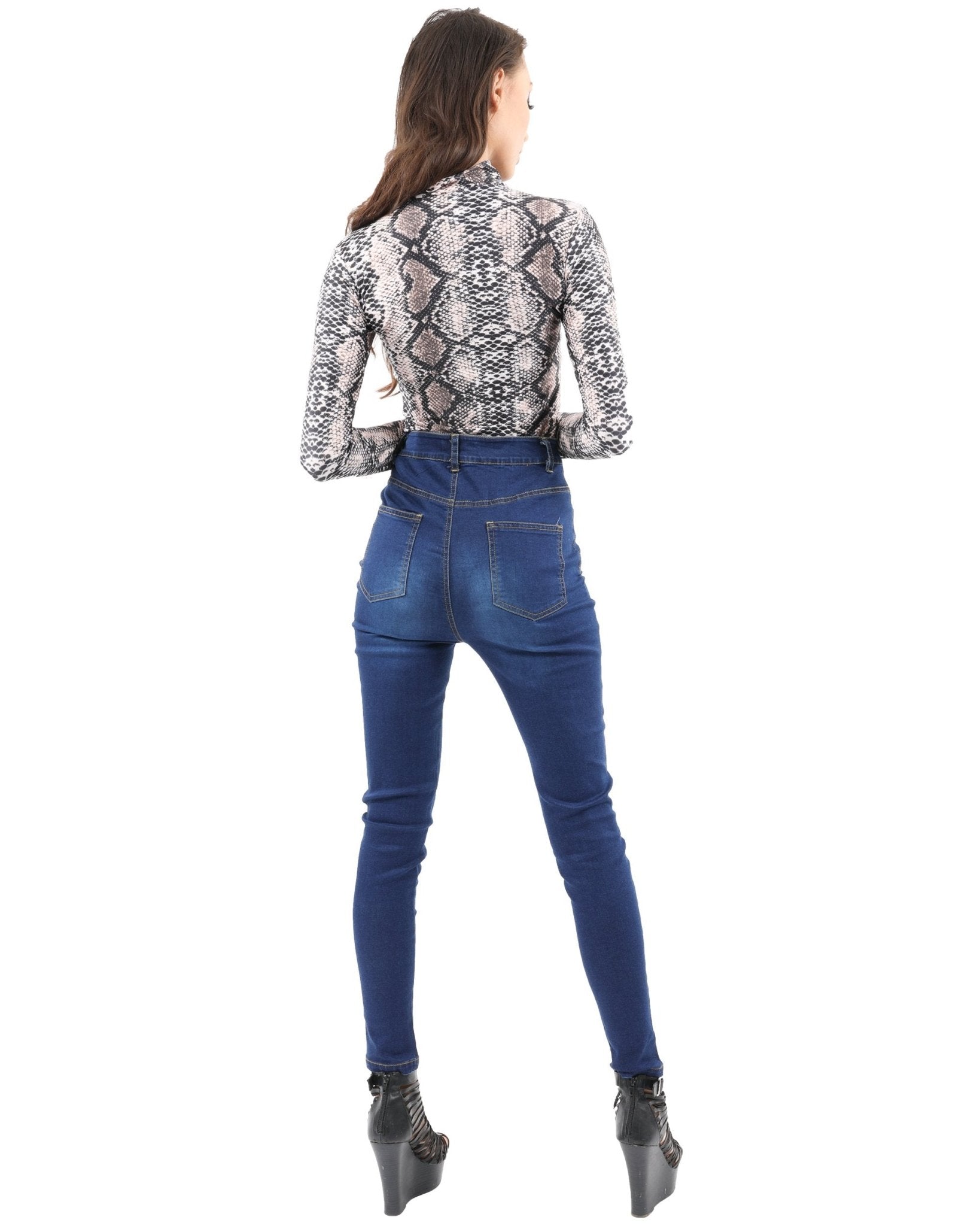 Leslie Animal Print Bodysuit - Premium  from Savoy Active - Just $34.45! Shop now at ZLA