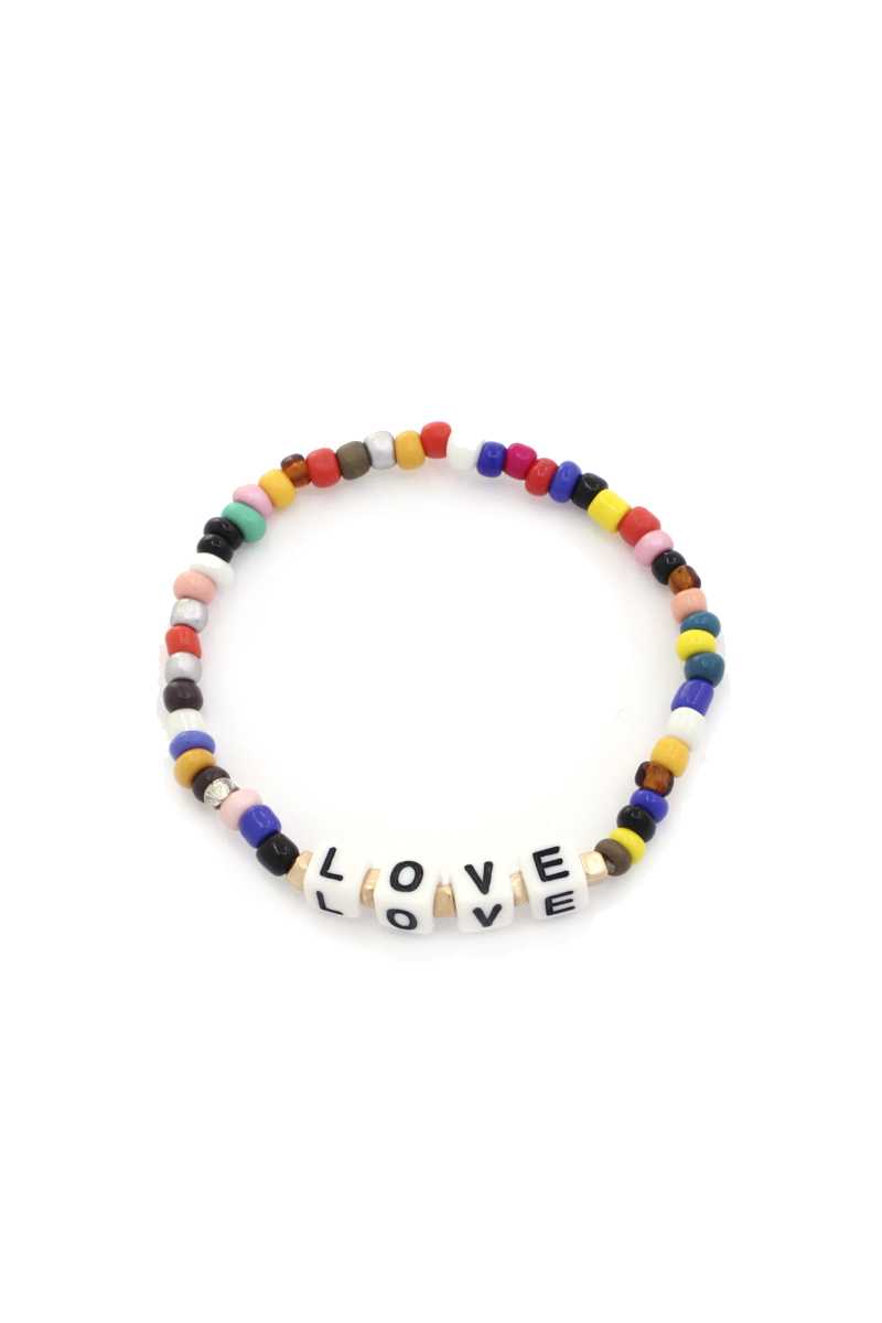 Mama Quote Beaded Stretch Bracelet - ZLA