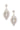 Marquise Rhinestone Dangle Earring - ZLA