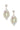 Marquise Rhinestone Dangle Earring - ZLA