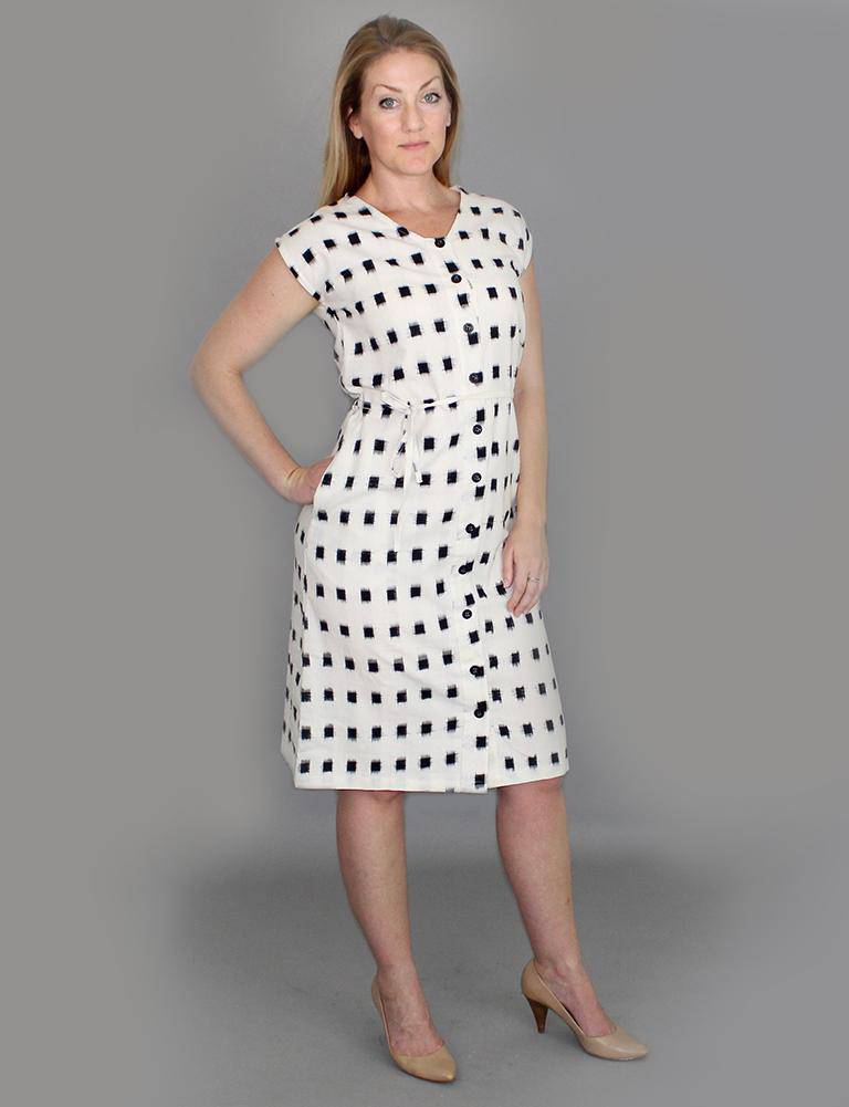 Maxwell Button Dress - Premium  from Passion Lilie - Just $96! Shop now at ZLA