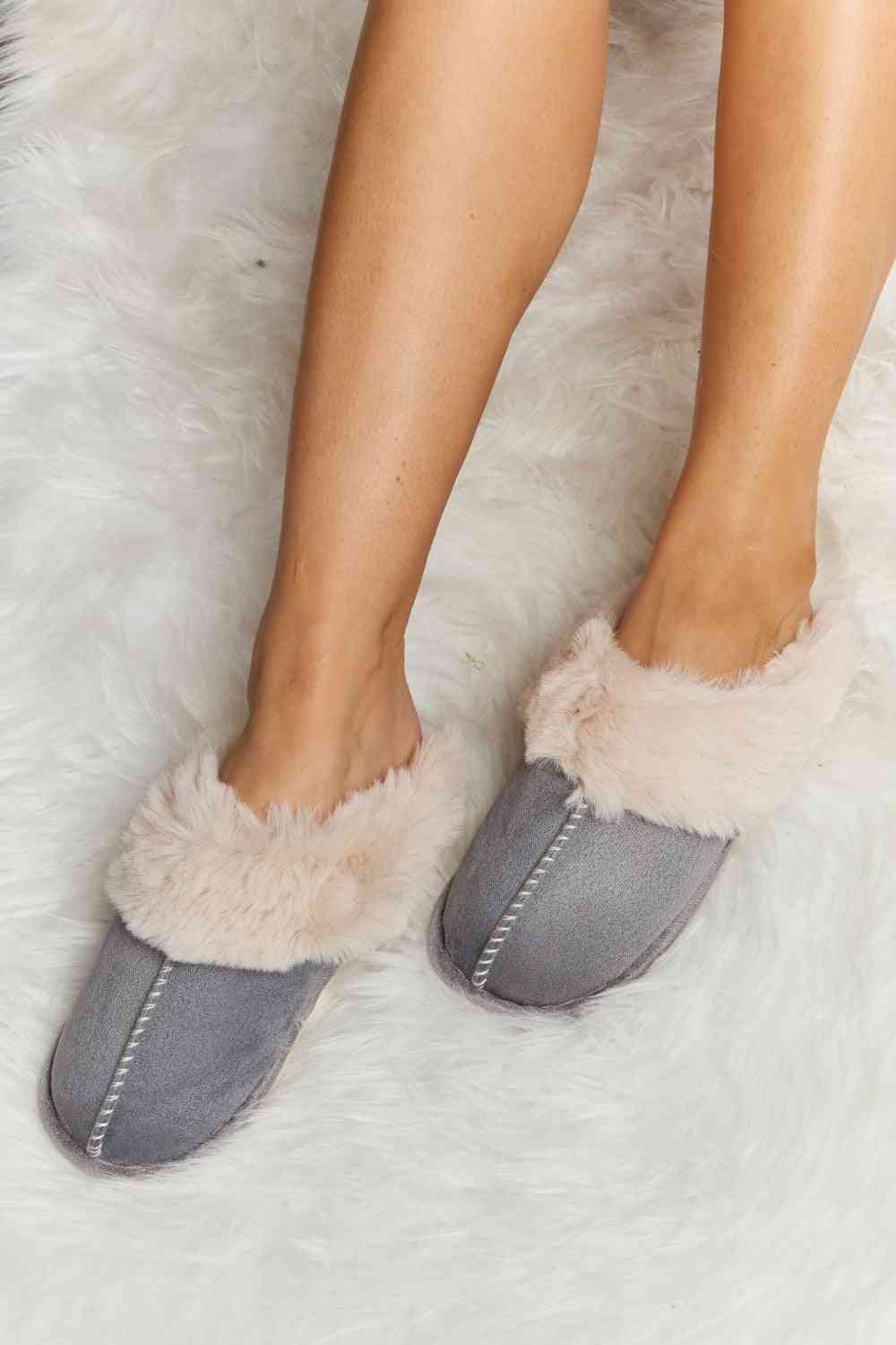 Melody Fluffy Indoor Slippers - Premium  from Trendsi - Just $30! Shop now at ZLA