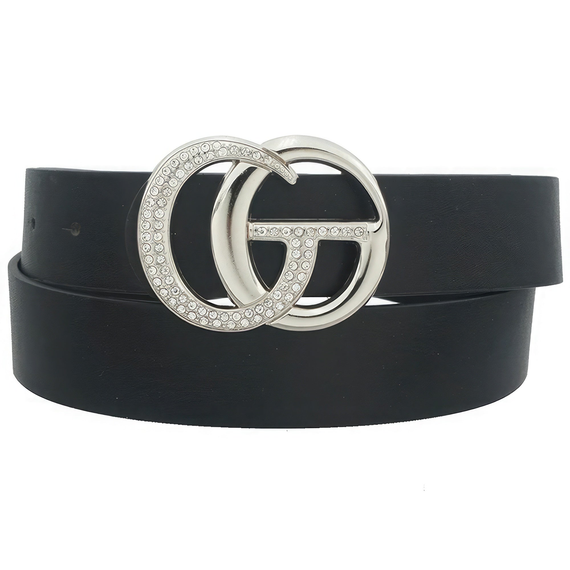 Metal Buckle Belt With Full On Rhinestone Body - Premium  from ZLA - Just $11! Shop now at ZLA