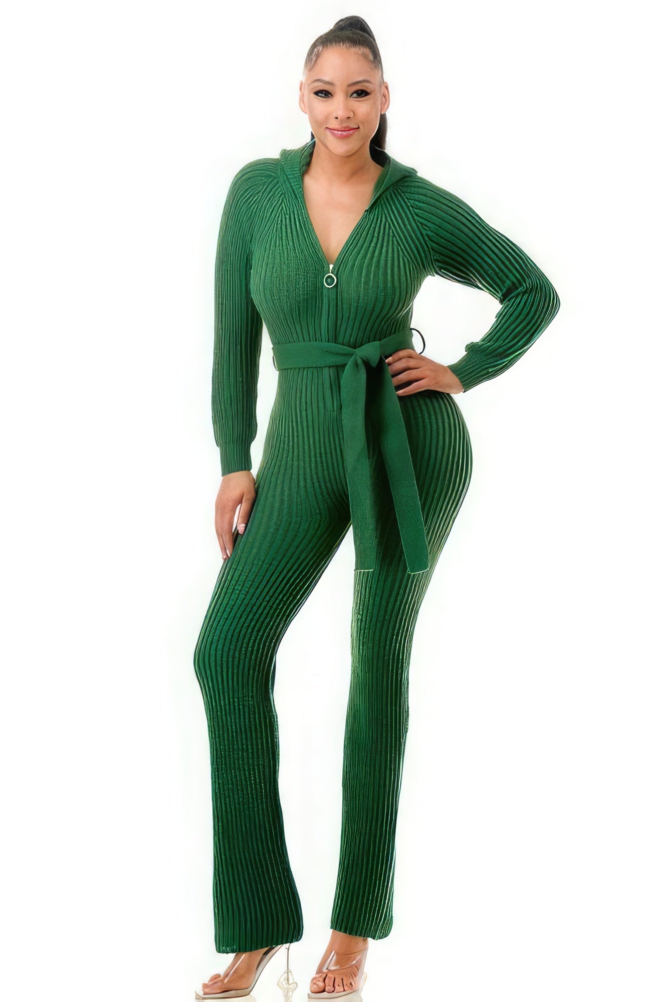 Monroe Hooded Jumpsuit - Premium  from ZLA - Just $49.50! Shop now at ZLA