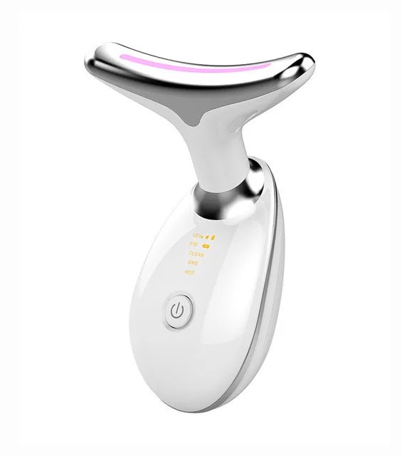 Neck Massager Multi-function to remove neck lines decree lines vibration hot beauty massager EMS electric neck instrument - Premium  from ZLA - Just $59.99! Shop now at ZLA