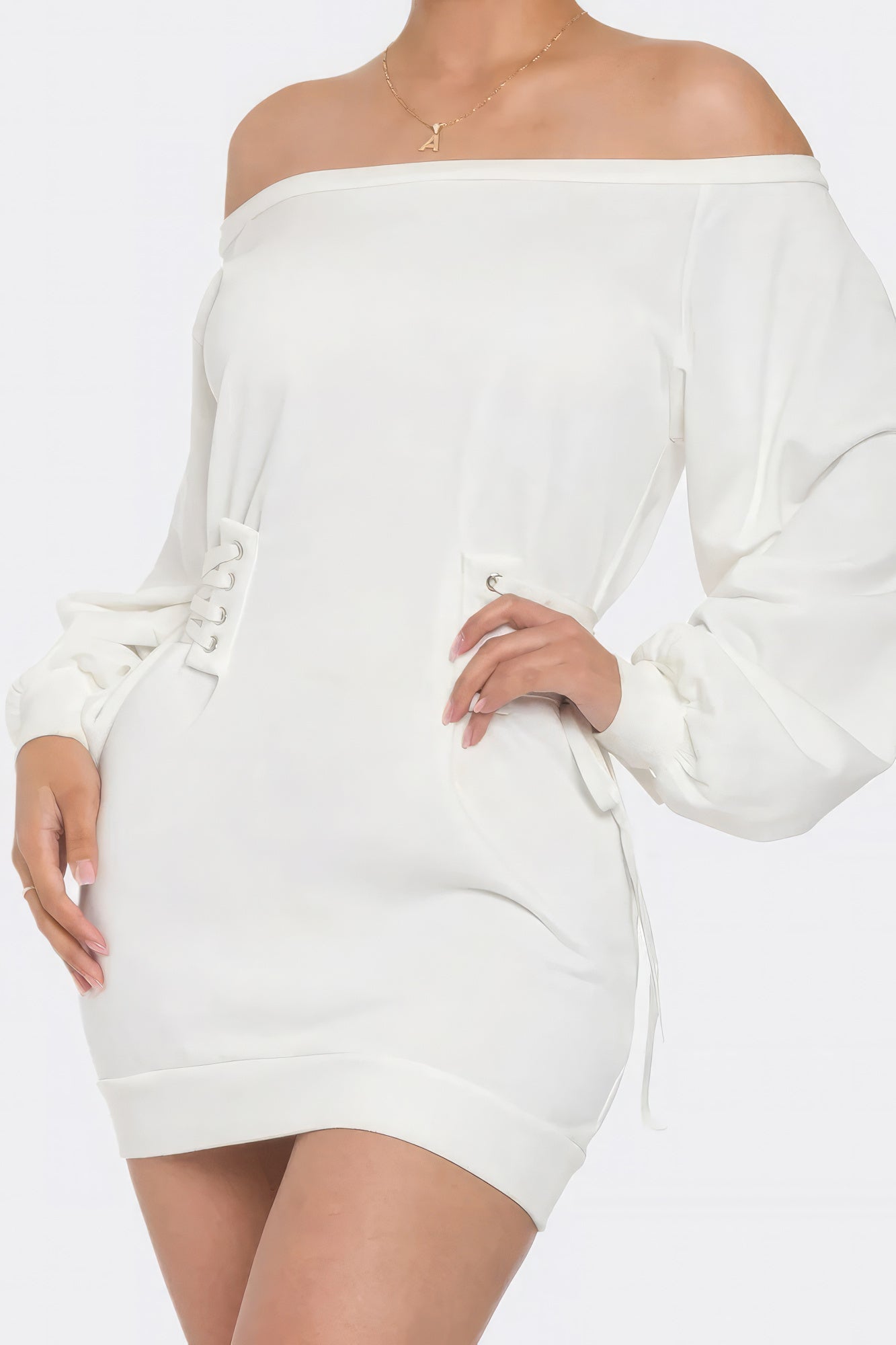 Off Shoulder Mini Dress - Premium  from ZLA - Just $49! Shop now at ZLA