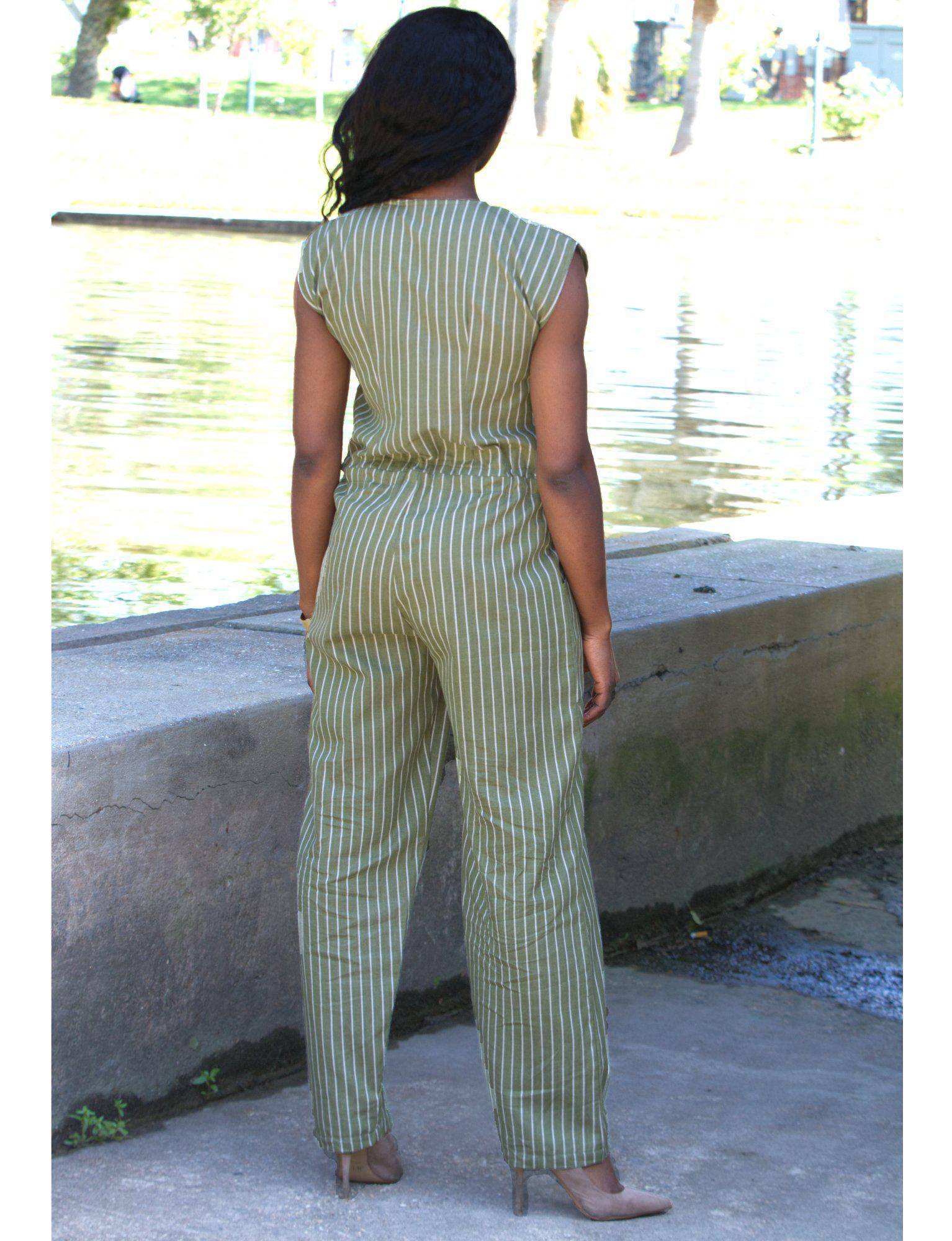 Olive Jumpsuit - Premium  from Passion Lilie - Just $95! Shop now at ZLA