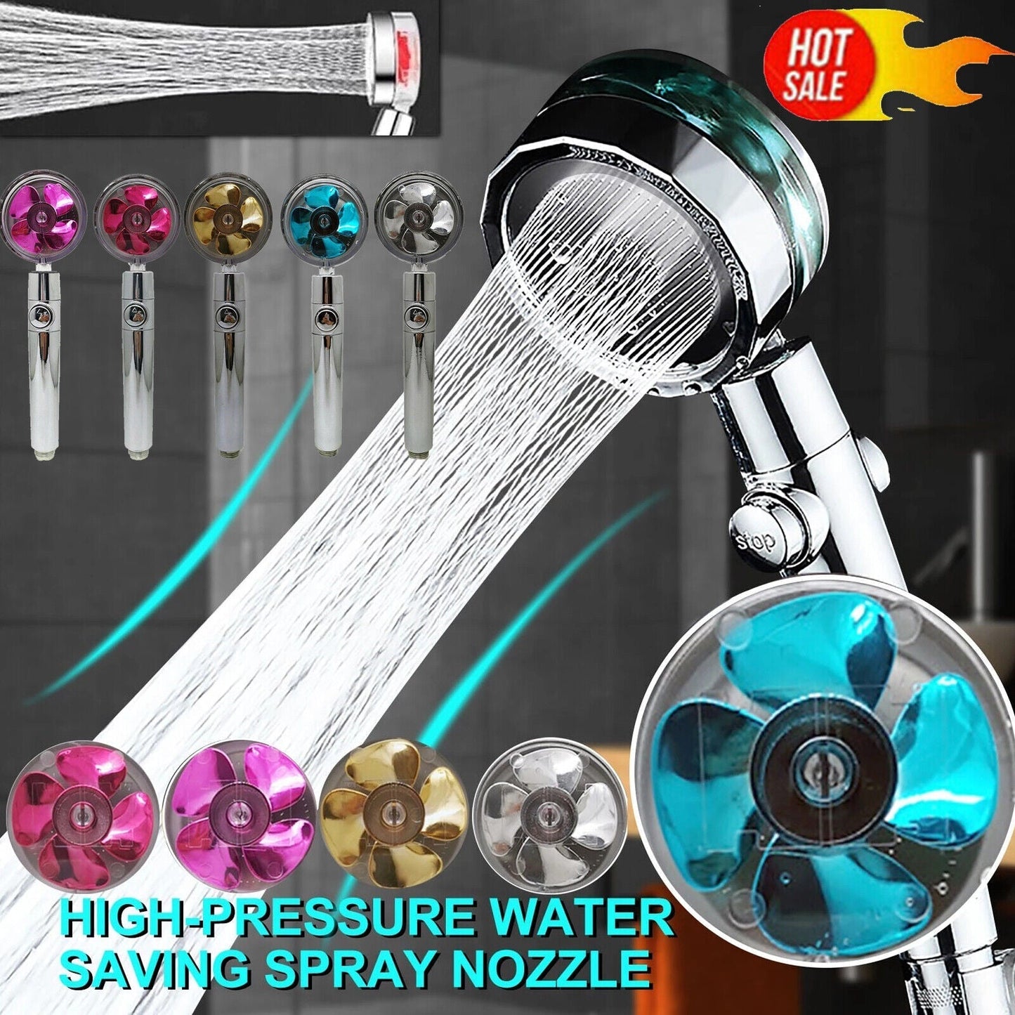 Pressurized Shower Head - Premium  from ZLA - Just $45.44! Shop now at ZLA