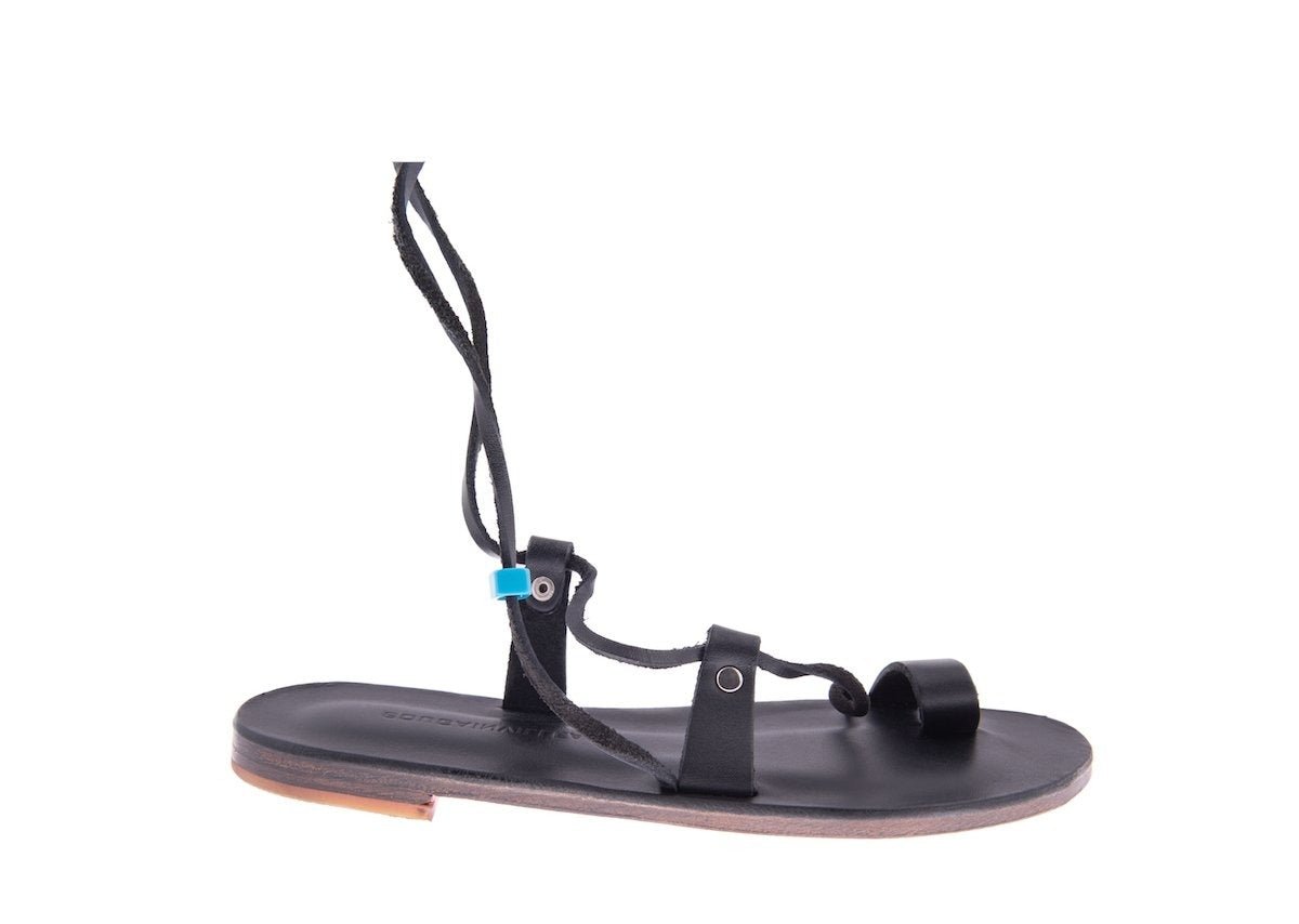 Sargas Sandal- Black - Premium  from Bougainvilleas Sandals - Just $165! Shop now at ZLA