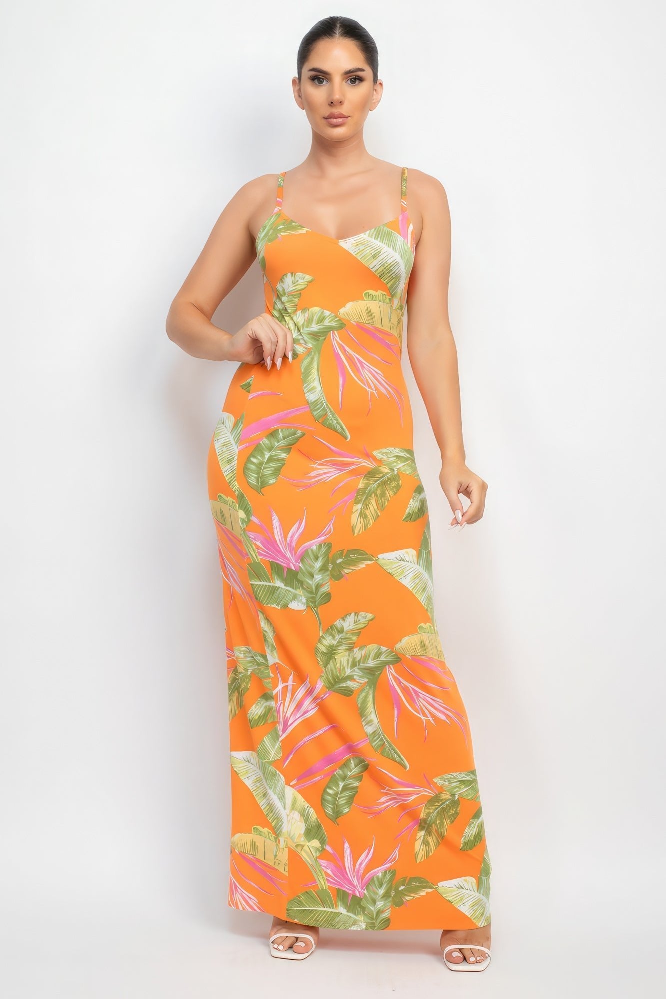 Scoop Tropical Print Maxi Dress - Premium  from ZLA - Just $14.50! Shop now at ZLA