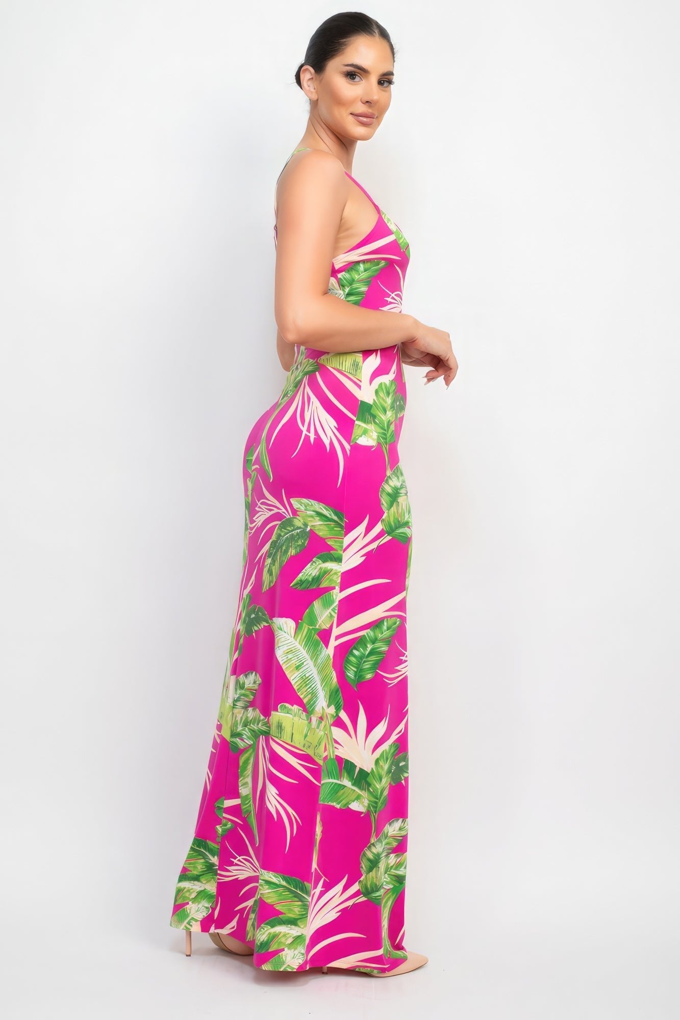 Scoop Tropical Print Maxi Dress - Premium  from ZLA - Just $14.50! Shop now at ZLA