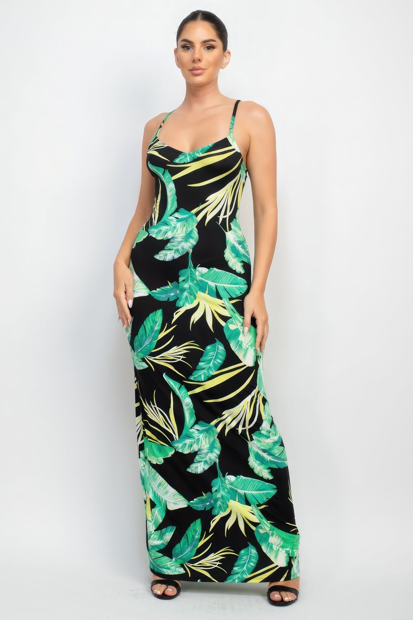 Scoop Tropical Print Maxi Dress - Premium  from ZLA - Just $14.50! Shop now at ZLA