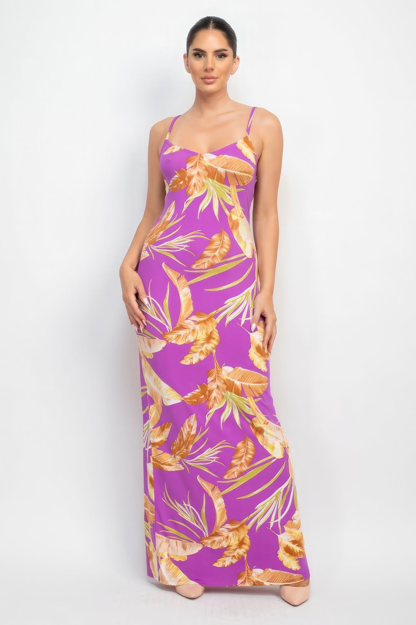 Scoop Tropical Print Maxi Dress - Premium  from ZLA - Just $14.50! Shop now at ZLA